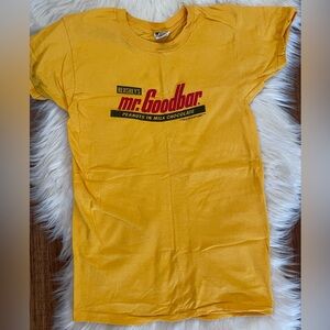 Vintage Rare 80s Hershey’s Mr. Goodbar Snack Promo Single Stitched T Shirt, SZ L